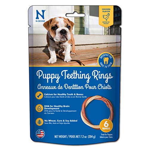 N-Bone Puppy Teething Ring Chicken Flavor (1 Pack Of 6 Rings) (113048)