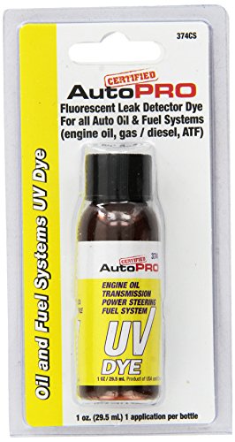 InterDynamics Certified Auto Pro Oil and Fuel System UV Dye Leak Detection for Cars & Trucks & More, 1 Oz, 374CS, Universal