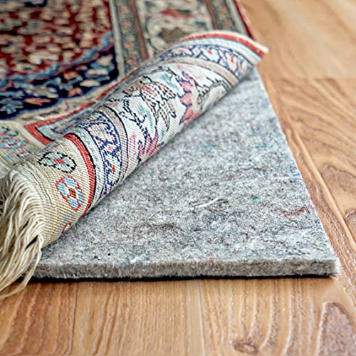 RUGPADUSA - Dual Surface - 9'x12' - 1/4' Thick - Felt + Rubber - Non-Slip Backing Rug Pad - Safe for All Floors