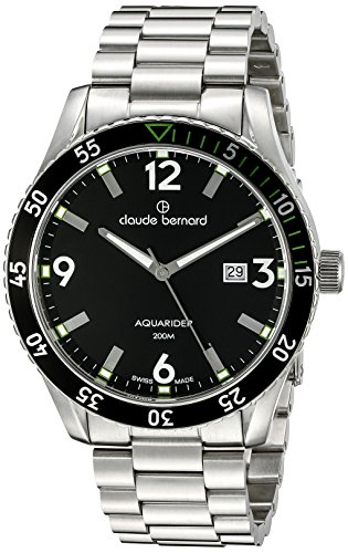 Claude Bernard Men's 53008 3NVM NV Aquarider Stainless Steel Watch
