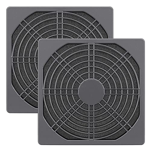 Wathai 2 Pack 120mm PC Fan Dust Filter Cover Computer Mess