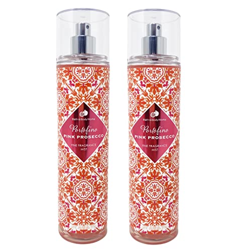 Bath Portofino Pink Prosecco Gift Set Duo - Includes 2 Fine Fragrance Mist - Full Size