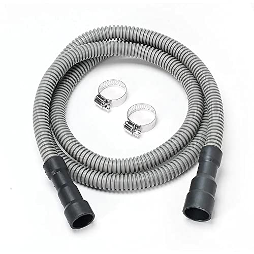Universal Dishwasher Drain Hose - 10 Foot - Corrugated and Flexible Hose for Installation or Replacement from Kelaro