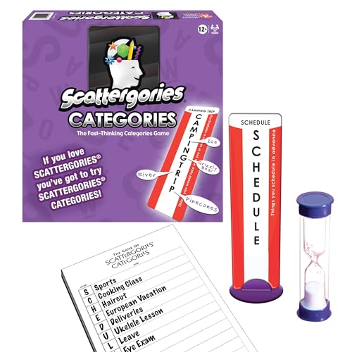 Scattergories Categories by Winning Moves Games USA, Great Twist on the Original Game for 2 to 4 Players, Ages 12+