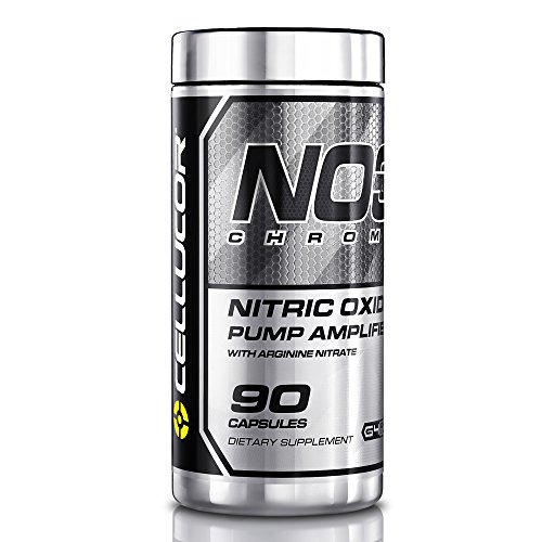 Cellucor NO3 Chrome Nitric Oxide Supplements with Arginine Nitrate for Muscle Pump & Blood Flow, 90 Capsules, G4