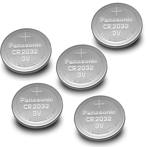 Panasonic CR2032-5PK CR2032 3V Lithium Coin Battery (Pack of 5)