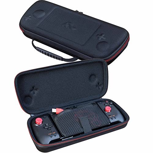 ButterFox Grip Carry Case for Hori Nintendo Switch Split Pad Pro Controller, Compatible with Nintendo Switch OLED Model- Red/Black
