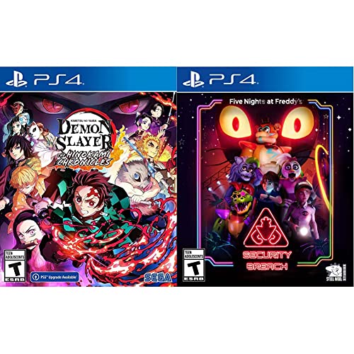 Demon Slayer: The Hinokami Chronicles (PS4) and Five Nights at Freddy's: Security Breach (PS4) Bundle