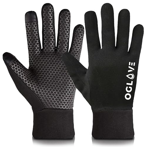 OGLOVE Kids Winter Gloves - Waterproof Thermal Touchscreen Sports Field Gloves for Football, Soccer, Rugby, Mountain Biking, Cycling, Running, Lacrosse and Much More - Kids Small 6-8Y