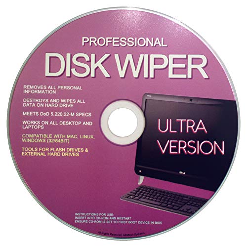 Professional Hard Drive Wiper & USB Eraser CD – ALL OS 32/64Bit