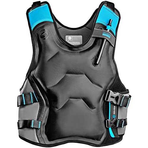 Seaview Palawan, Premium Snorkel Vest for Adults. Inflatable Life Vest, Snorkeling Vest. Great for Low Impact Water Sports. Balanced Flotation, Secure Lock, Comfort Fit.