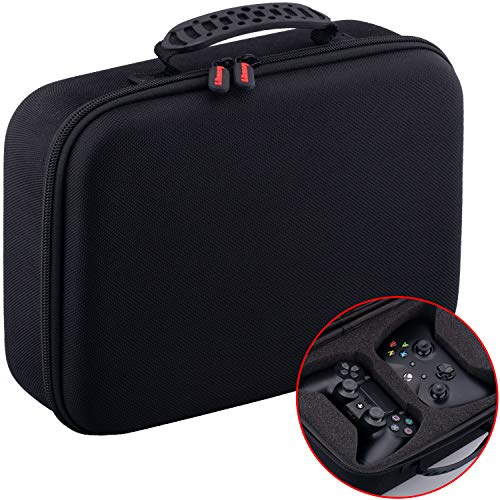 YoRHa Dust & Water Proof Universal Travel Carrying Hard Case for Dual Any Regular Sized Controller e.g. PS5, PS4, Xbox Series X/S, Xbox One, Switch Pro, Stadia etc.