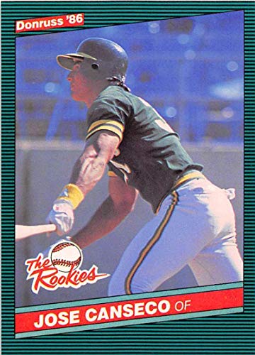 1986 Donruss Rookies Baseball #22 Jose Canseco Oakland Athletics Official MLB Trading Card From The Leaf Company