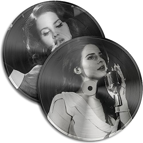 GIFTSFARM Lana Del Rey Vinyl Record Wall Decor, Del Rey Merch Posters, Room Decor (11.6 Inch, Set of 2)