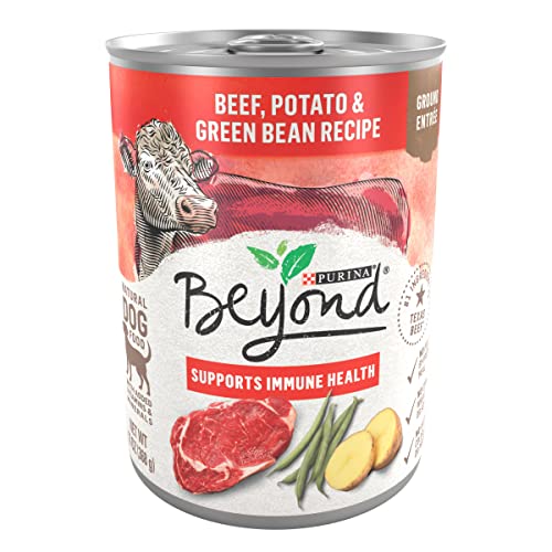 Purina Beyond Beef, Potato, and Green Bean Grain Free Wet Dog Food Natural Pate with Added Vitamins and Minerals - (Pack of 12) 13 Oz. Cans