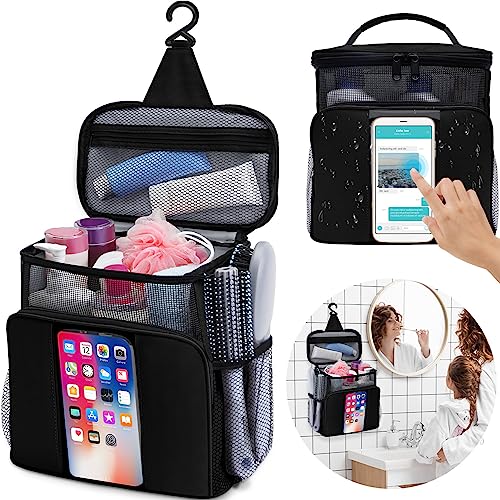 Dorm Room Essentials for College Students Girls Boys Guys,Shower Caddy,Travel Essentials Hanging Toiletry Bags for Traveling Women Men,Mesh Shower Caddies Portable for Camping,Gifts for Christmas