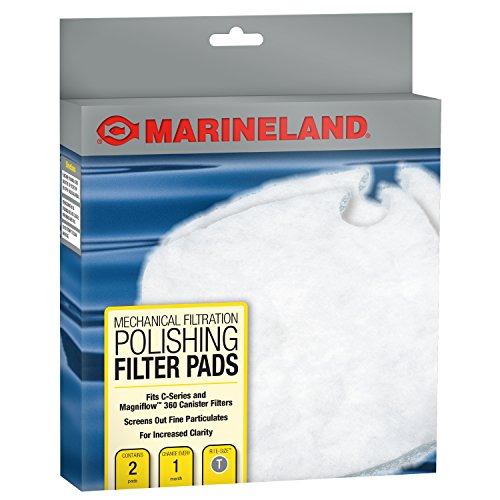 MarineLand Polishing Filter Pads, Mechanical Filtration for Canister Filters
