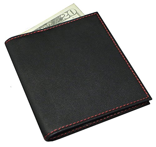 Billetus Men's Wallet - RFID Blocking Wallet - Genuine Leather (BLACK)