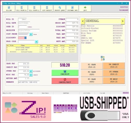 NZIP Inventory POS Software (Store Point of Sale)