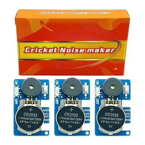 YBYledonico Cricket Noise Maker Prank (3 Pack),Beeping Several Months, Hidden Prank Noise Maker for Adults