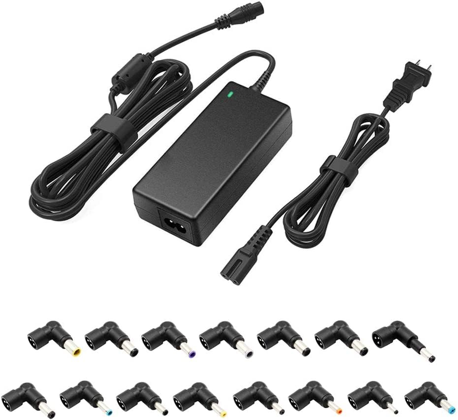Belker 65w 45w Universal Laptop Charger AC Adapter Power Supply Cord Compatible with Dell Hp Asus Lenovo IBM Acer Toshiba Samsung Sony Compaq Fujitsu LG JBL Notebook Chromebook Ultrabook