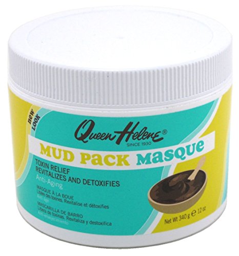 Queen Helene Mud Pack Masque, 12 Ounce, Cleanser, Softening, Smoothening, Tightens Loose Skin, Stimulates Blood Circulation
