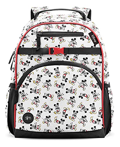 Simple Modern Disney Toddler Backpack for School Girls and Boys | Kindergarten Elementary Kids Backpack | Fletcher Collection | Kids - Medium (15' tall) | Mickey Mouse Retro