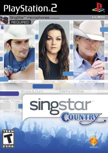 SingStar Country Stand Alone - PlayStation 2 (Renewed)