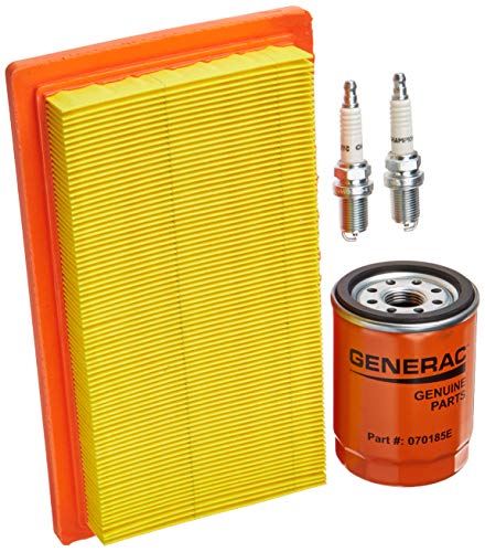 Generac 6485 Scheduled Maintenance Kit for 20kW and 22kW Standby Generators with 999cc Engine Black