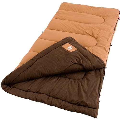 Coleman Dunnock Cold Weather Sleeping Bag, 20°F Camping Sleeping Bag for Adults, Comfortable & Warm Sleeping Bag for Camping and Outdoor Use, Fits Adults up to 6ft 4in Tall