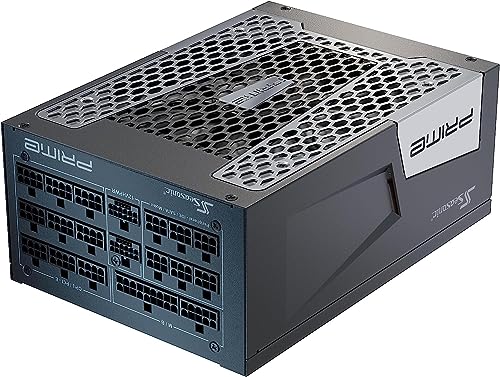 Seasonic Prime ATX3.0 PX-1600, 1600W 80+ Platinum, Full Modular, Fan Control in Fanless, Silent, and Cooling Mode, 12 Year Warranty, Perfect Power Supply for Gaming, SSR-1600PD2.