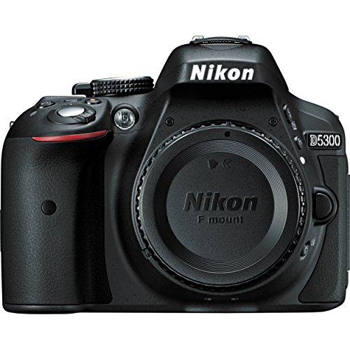 Nikon D5300 24.2 MP CMOS Digital SLR Camera with Built-in Wi-Fi and GPS Body Only (Black)