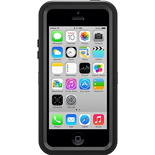 OtterBox Defender Series Case and Holster for iPhone 5c - Retail Packaging - Black