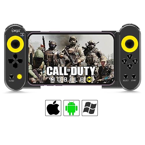Joso Bluetooth Gaming Controller for iPhone, Android, PC, Direct Play, Stretchable, Gamepad Joystick for iPhone 14 13 12 Pro Max, Galaxy S23 S22 Ultra, iPad mini, Tablet Under 10', Fire HD 10, 8