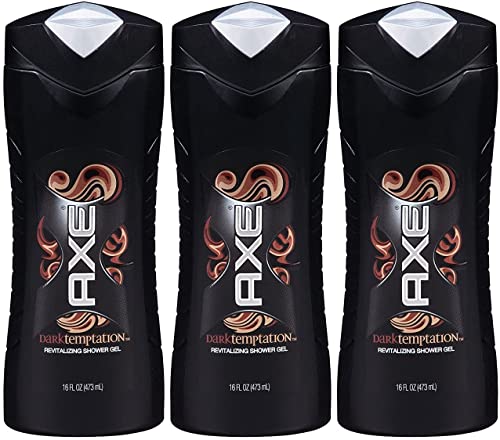 Axe Shower Gel, Dark Temptation, 16 Fluid Ounce (Pack of 3)