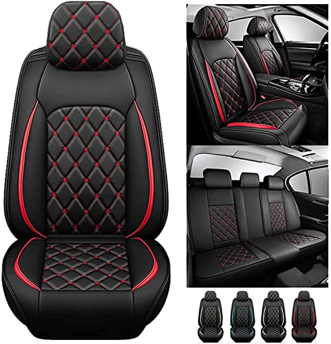 Car Seat Cover Leather Full Set for DS All Models DS Ds3 Ds4 Ds6 Ds4S Ds5, Universal Non-Slip Waterproof Durable Vehicle Seat Covers (Color : B)