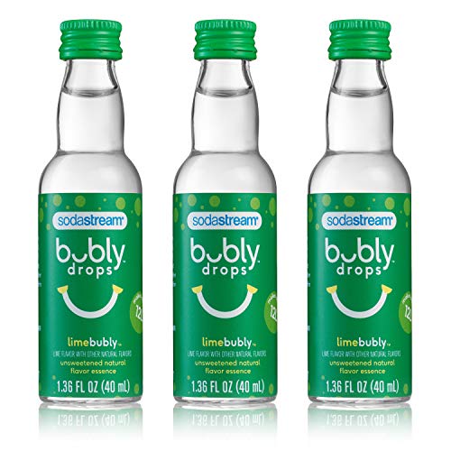 sodastream bubly drops, Lime, 1.36 Fl Oz (Pack of 3)