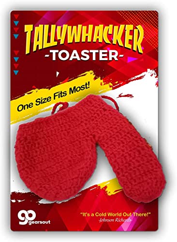 Tally Toaster Deluxe Warmer - Handknit Gifts for Men - Funny Gag Gifts for Adults - Cold Weather Prank Gift, Silly Stocking Stuffers Mens