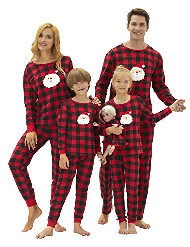 Tebbis Family Christmas Pajamas PJS Matching Set for Women Size M