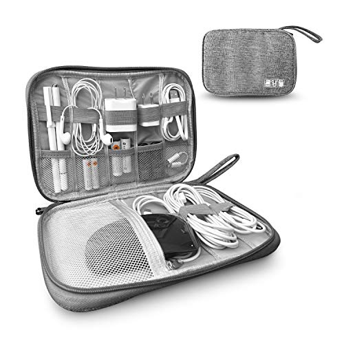 ToolBay Electronics Charger Organizer - Travel Cable Case for Cords, Chargers, and Tech Accessories