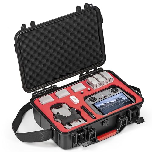 STARTRC Mini 4 Pro Case Waterproof Hard Carrying Case for DJI Mini 3 Pro/Mini 3 Accessories,Tavel Case for DJI Mini 4 Pro Fly More Combo (RC2/RC/N1/N2 Controller)