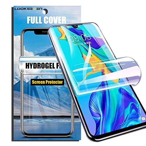 LOOKSEVEN 3 Pack Hydrogel Film For Samsung Galaxy Note 10 Transparent Soft TPU Screen Protector Compatible with Samsung Galaxy Note 10, High Sensitivity Protective Film (Not Tempered Film)
