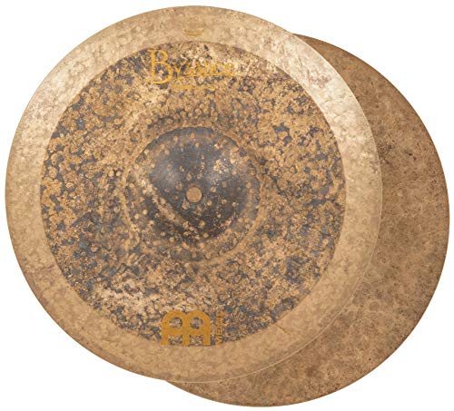 Meinl Cymbals Byzance 14' Vintage Equilibrium Hihats, Pair, Matt Garstka Signature — Made in Turkey — Hand Hammered B20 Bronze, 2-Year Warranty, B14EQH