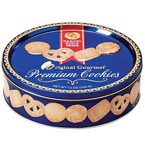 Original Gourmet Premium Cookies 12 oz Decorative Container