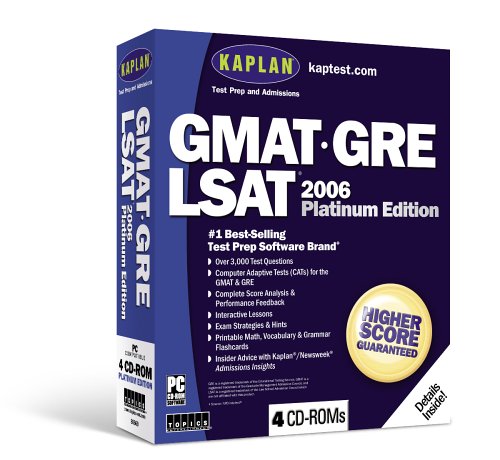Kaplan GMAT/GRE/LSAT 2006 Platinum (PC)