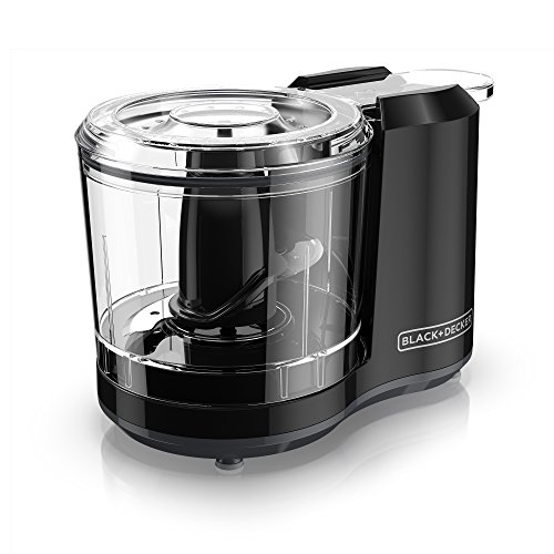 BLACK+DECKER 1.5-Cup Electric Food Chopper, HC150B, One Touch Pulse, 150W Motor, Stay-Sharp Blade, Dishwasher Safe