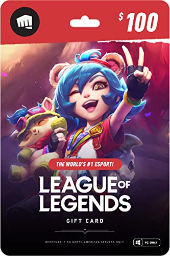 League of Legends $100 Gift Card - NA Server Only [Online Game Code]