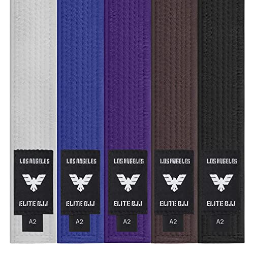 Elite Sports Brazilian Jiu Jitsu BJJ Belts (Blue, A3)