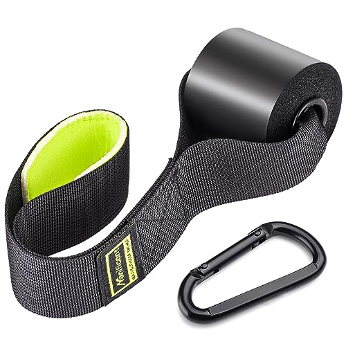 Manificent Door Anchor for Resistance Bands, Heavy Duty Padded Door Anchor System Door Hook, Must-Have Workout Exercise Bands Attachment Compatible for Loop Bands, Resistance Tube TRX, Yoga Strap