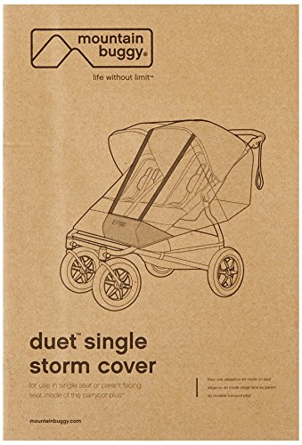 Mountain Buggy Duet Single Storm Cover, Clear